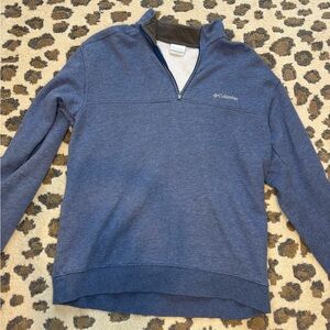 Columbia Blue 1/4 zip jacket